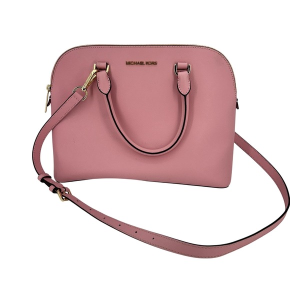 Michael Kors Handbags - Michael Kors Bag Womens Large Cindy Leather LG Dome Purse Crossbody Satchel